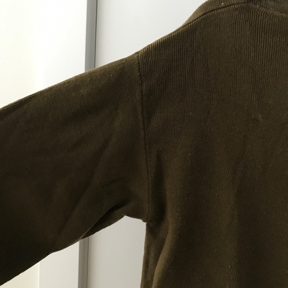 Oak and fort high neck sweater with slit on one shoulder oversized - Picture 2 of 5